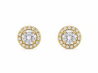 Ohrringe Ultima Edizione Dame Classic in Silber Cubic Zirconia OAO6978 GIALLO